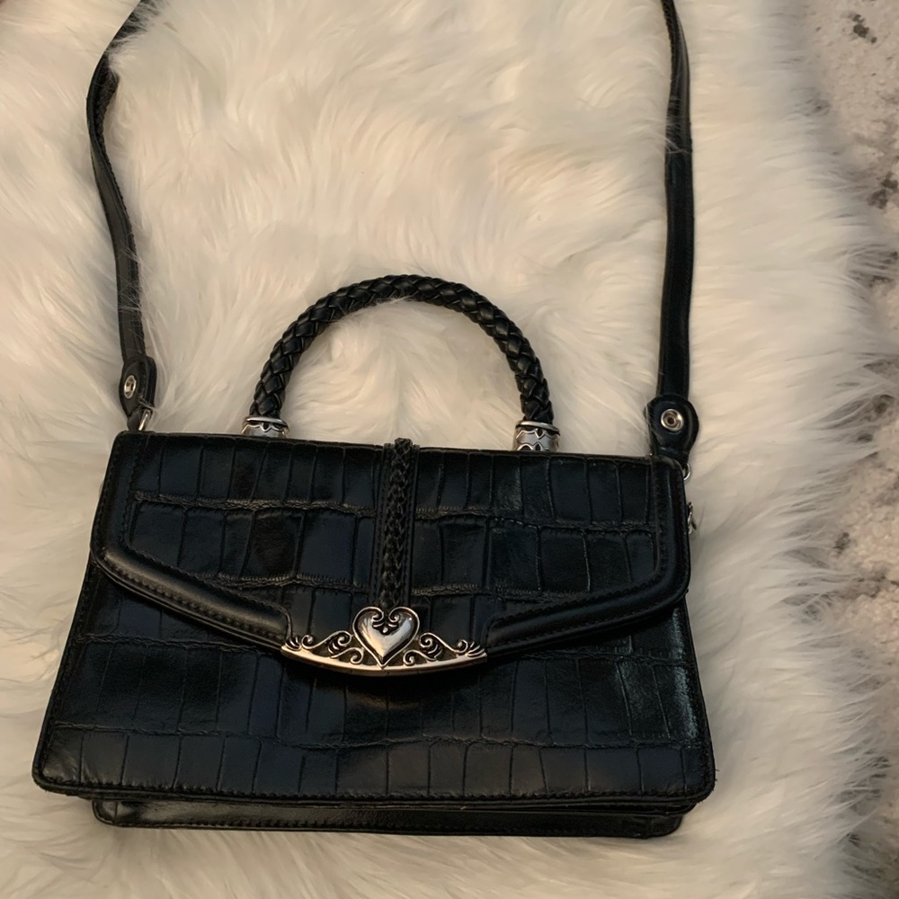 Brighton Top Handle Black Purse